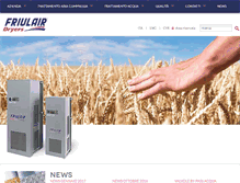 Tablet Screenshot of friulair.com
